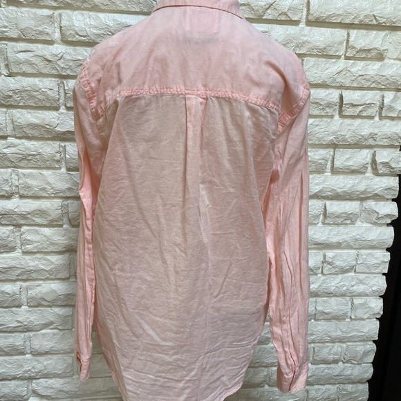 SCOTCH & Soda Maison light cotton pink button front blouse shirt S - Picture 2 of 4